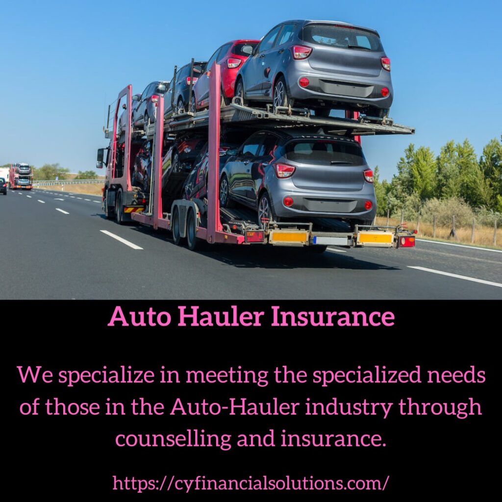 cyfinancial auto hauler insurance