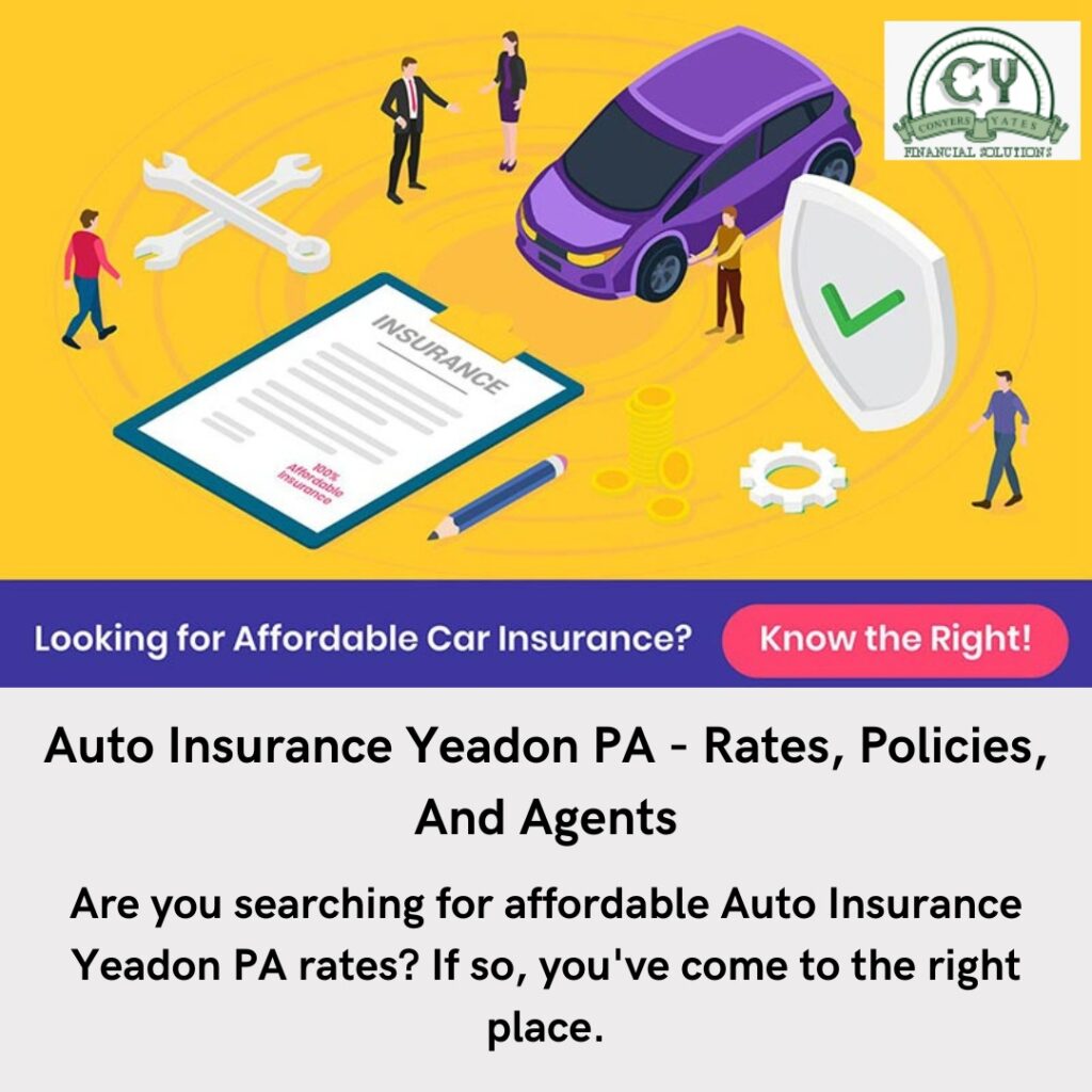 Auto Insurance yeadon 1
