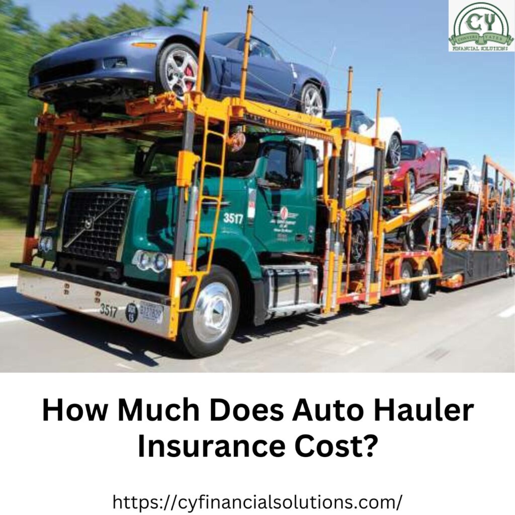 Auto hauler insurance cost