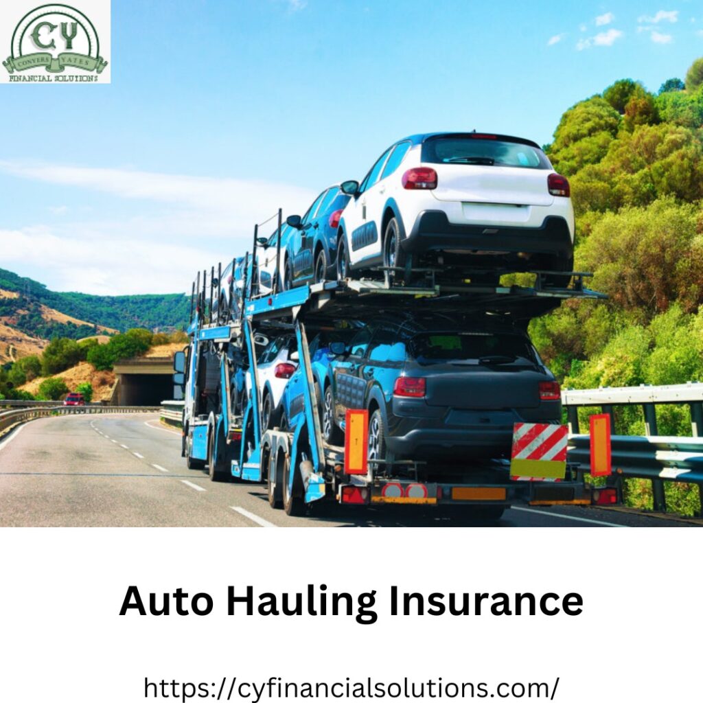 Auto hauling insurance