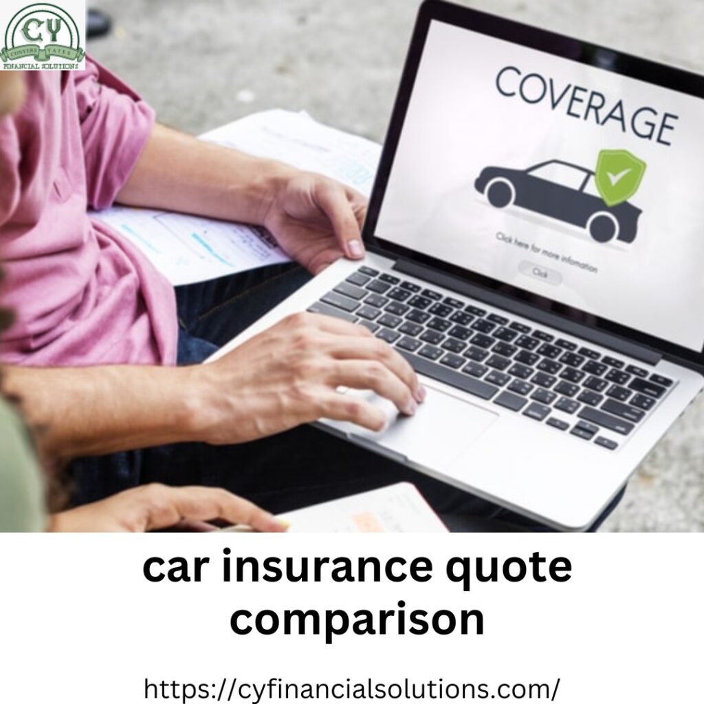 Car insurance quote comparision