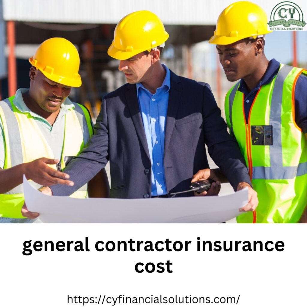 General contractor insurance cost
