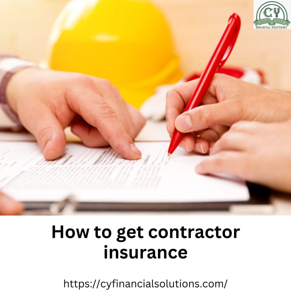 How to get contractor insurance