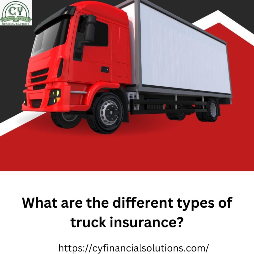 What are the different type of truck insurance
